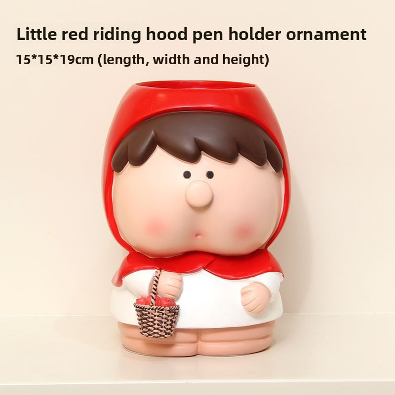 Girl with a Pearl Earring pen holder small ornament