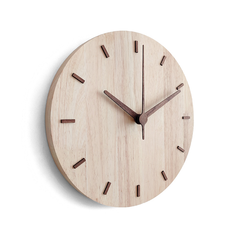 Personalized and Creative Wooden Silent Clock