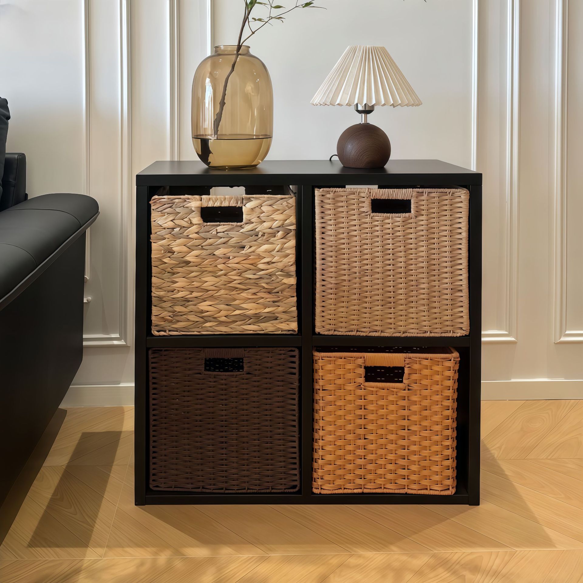 Steel home lattice cabinet