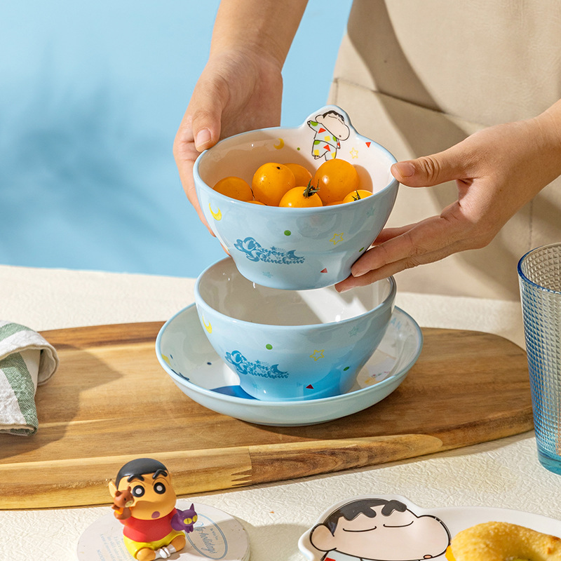 Ceramic bowl and plate tableware gift box set