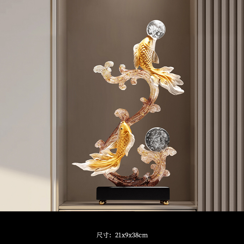 Artistic fortune-attracting ornaments