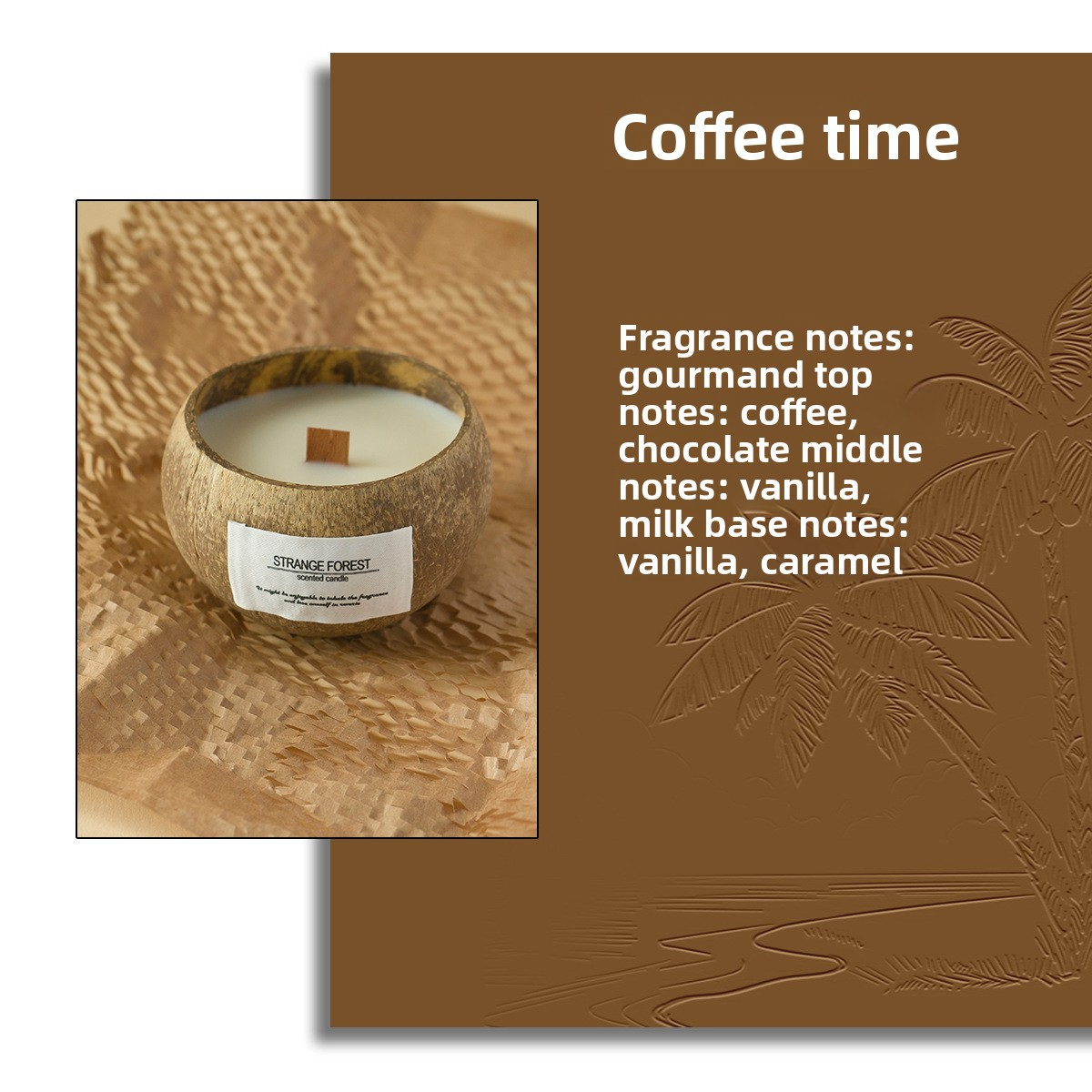 Coconut Shell Scented Candle