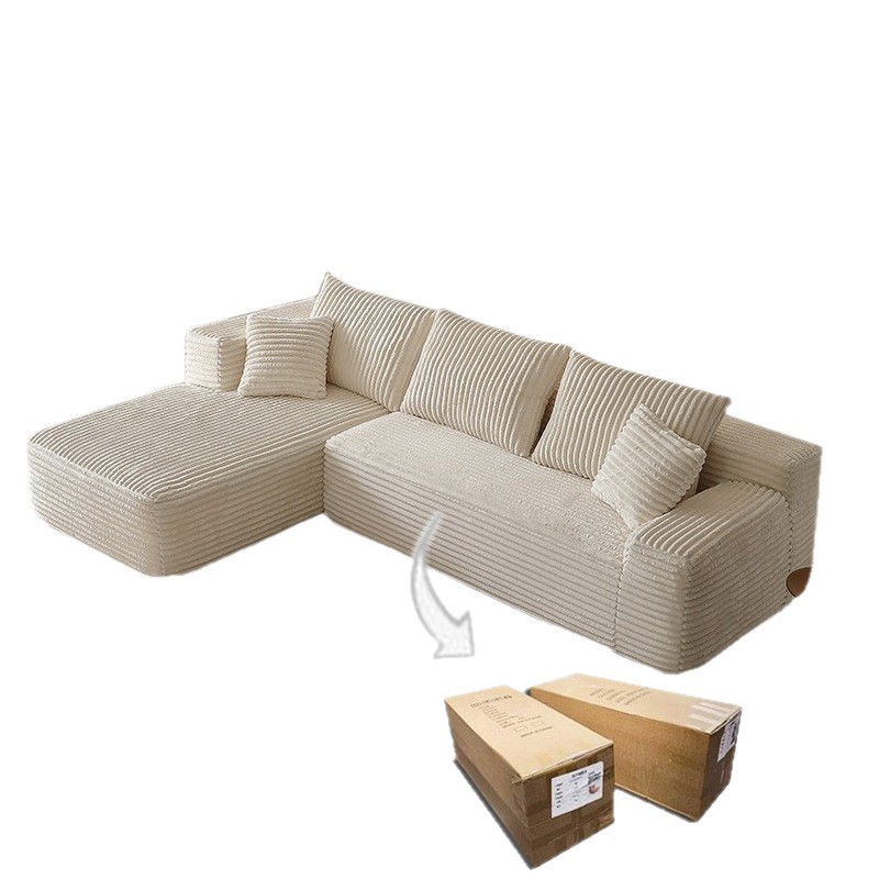 Lazy fabric sofa