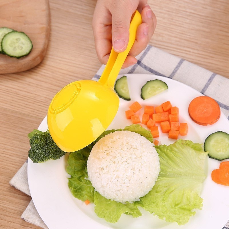 Non-stick rice large rice spoon, rice cooker rice shovel, porridge spoon, household semicircular rice serving spoon