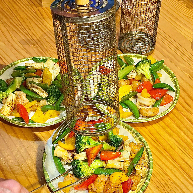 Grill Cage BBQ Cage Outdoor Camping Grill Rack