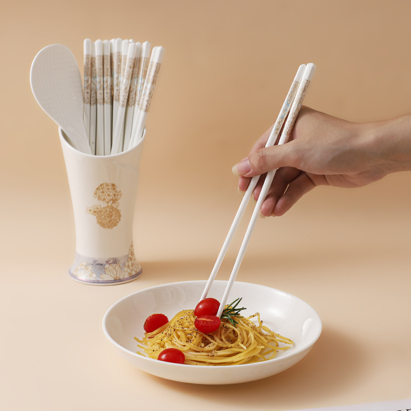 Ceramic Chopstick Set: Time Stroll