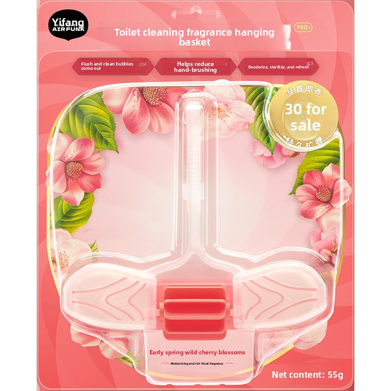 Deodorizing fragrance toilet cleaner for removing odors