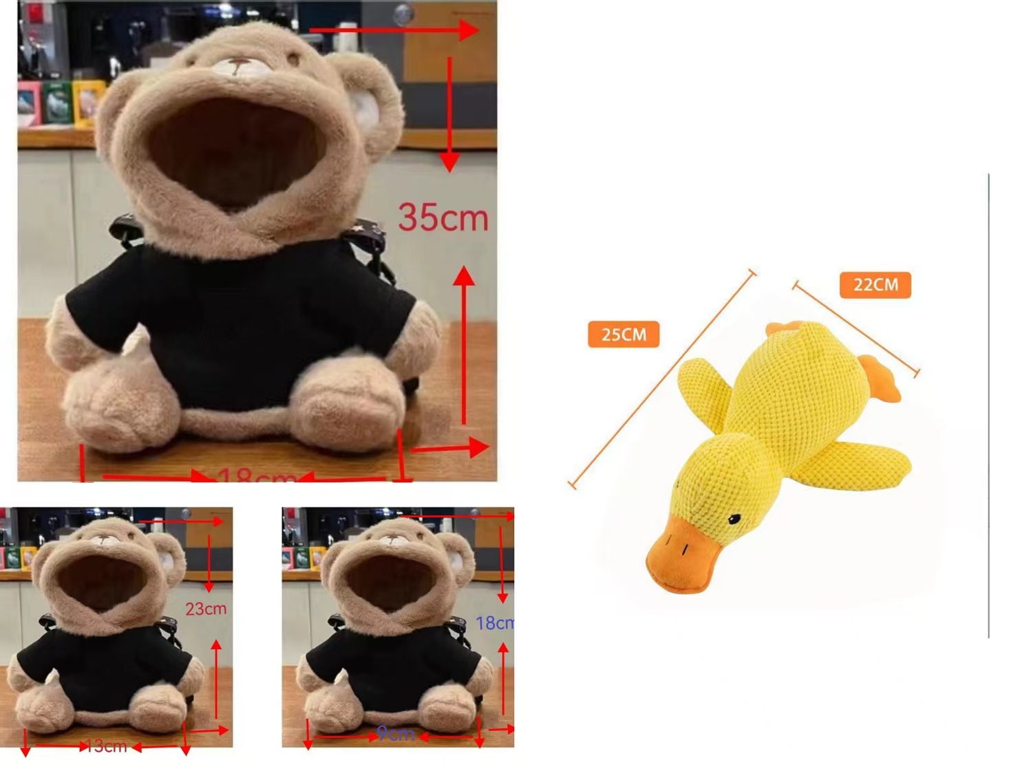 Pet Open-Head Single-Shoulder Outdoor Bear Crossbody Bag