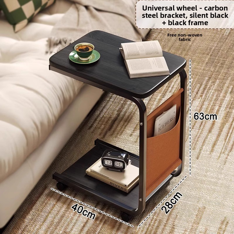 Light luxury movable coffee table