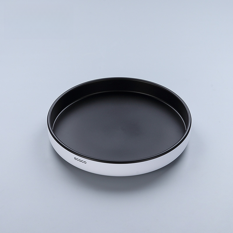 Rotating condiment storage rack for kitchen countertop, multi-functional storage tray for home use