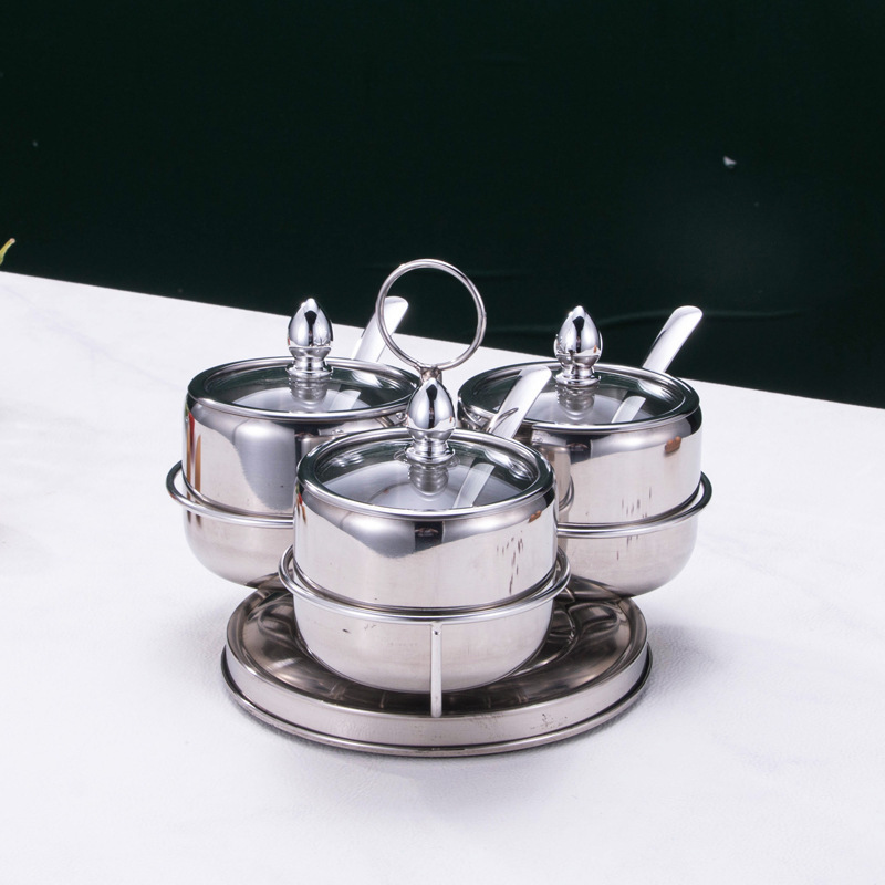 304 stainless steel condiment jar