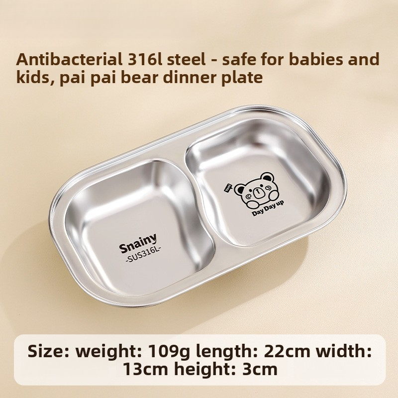 316 stainless steel children's dinner plate home