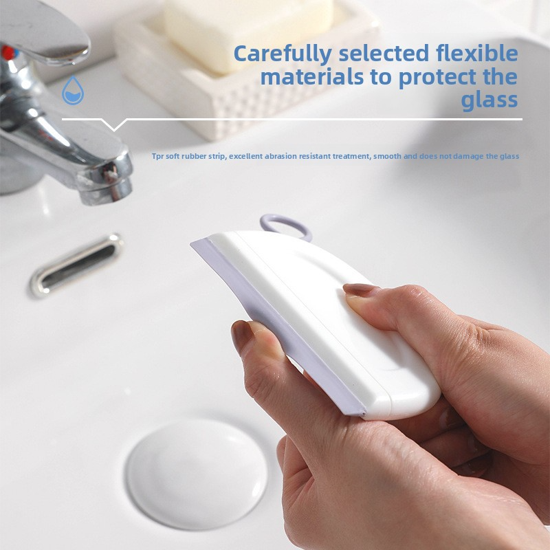 Magic glass wiper with silicone squeegee