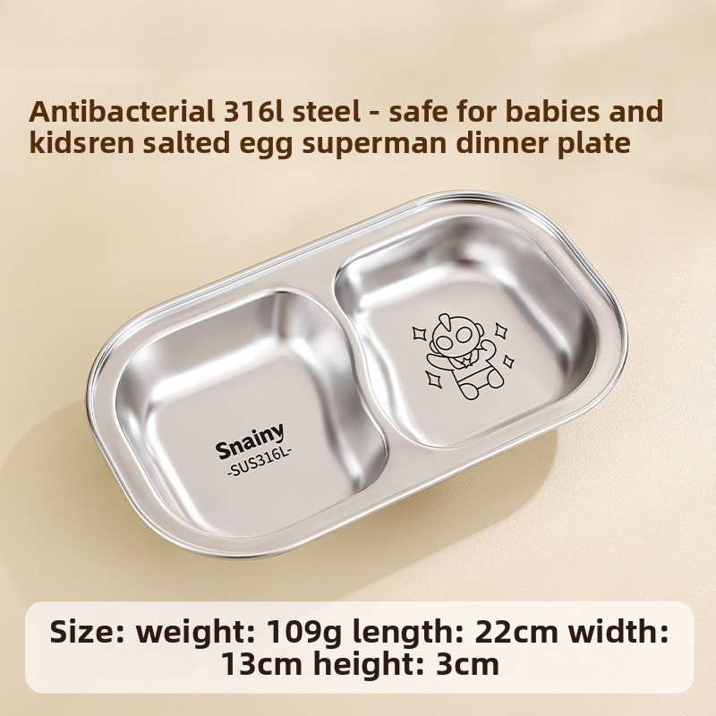 316 stainless steel children's dinner plate home