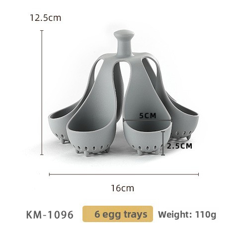 Kitchen Supplies Convenient Silicone Egg Cooking Tray