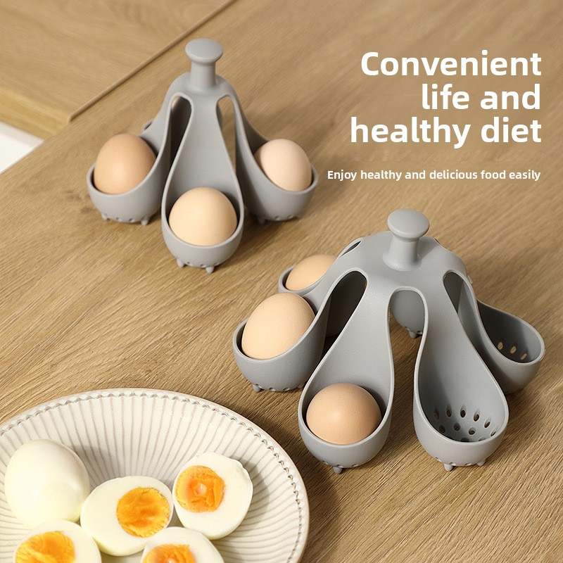Kitchen Supplies Convenient Silicone Egg Cooking Tray