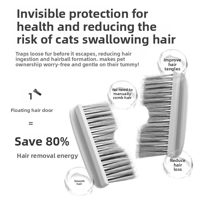 Deodorant large-sized cat litter box for removing floating hair