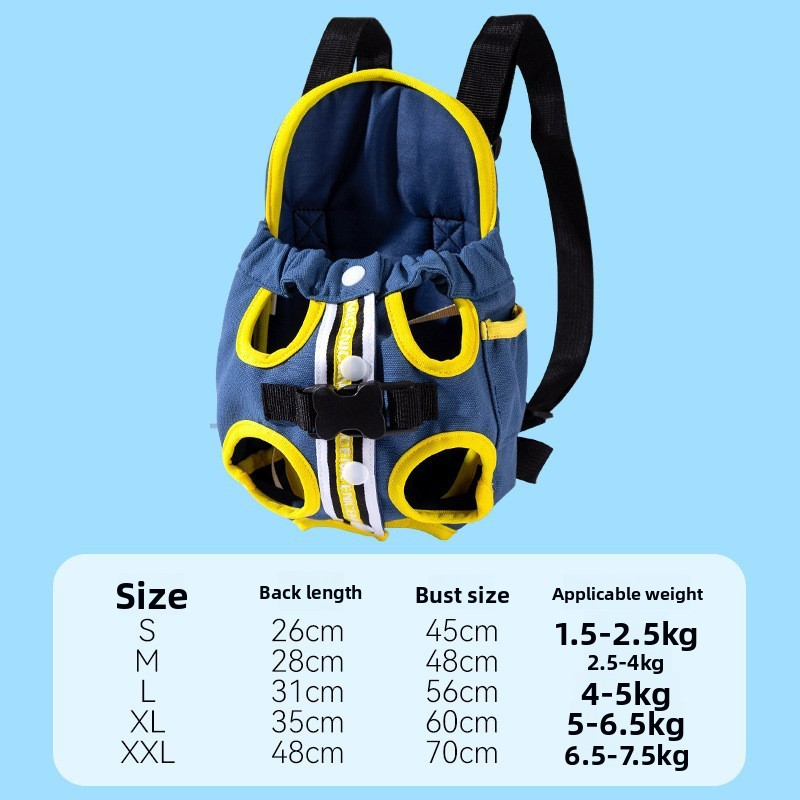 Chest Pet Bag Backpack Outing Carrying Bag