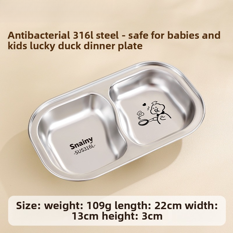 316 stainless steel children's dinner plate home