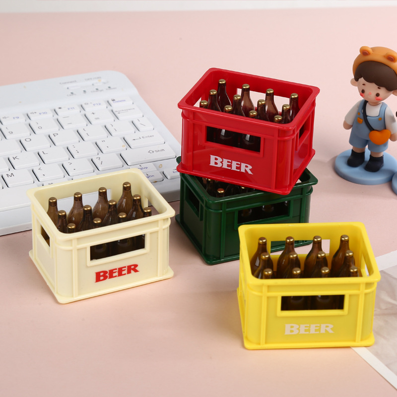 Beer bottle opener magnetic refrigerator sticker multi-functional bottle opener