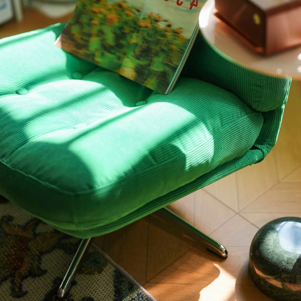 Modern minimalist single-person swivel lazy sofa