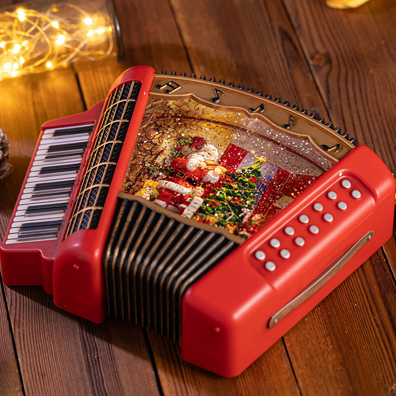 Christmas Music Box Snow Globe