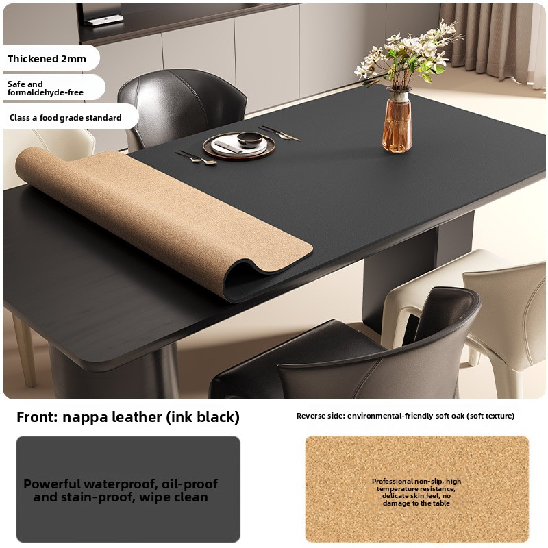 Disposable waterproof, oil-proof and heat-resistant dining table mat