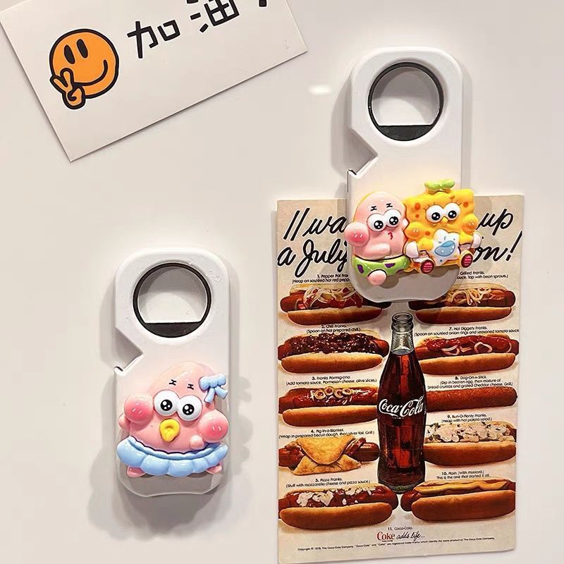 Cartoon magnetic bottle opener (magnetic type)