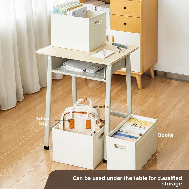 Reinforced foldable simple storage and organizing box