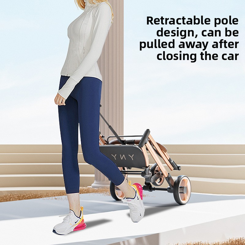 Multifunctional detachable high-end pet stroller