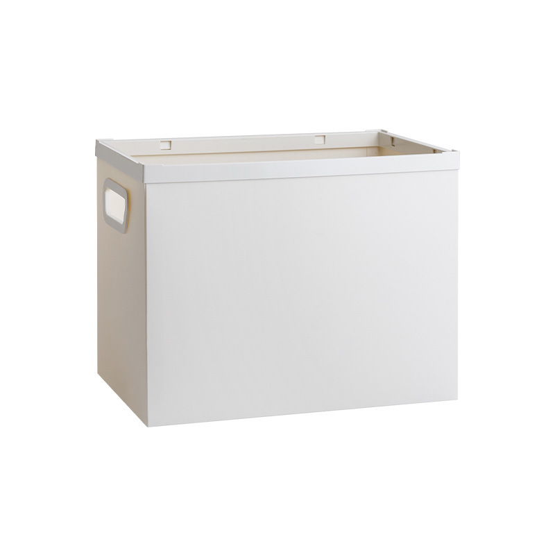 Reinforced foldable simple storage and organizing box