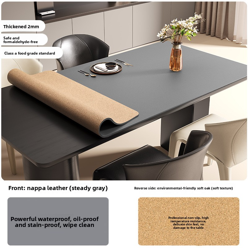 Disposable waterproof, oil-proof and heat-resistant dining table mat