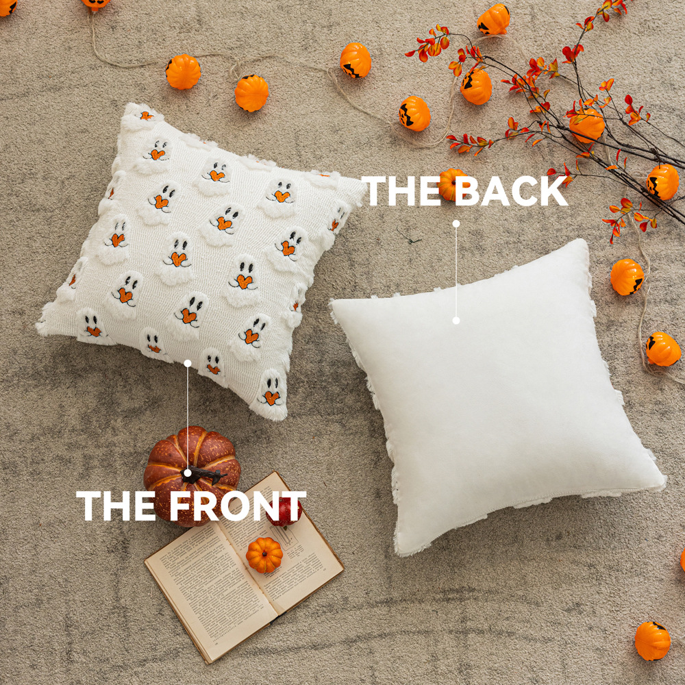 Cute Ghost Plush Pillow for Halloween