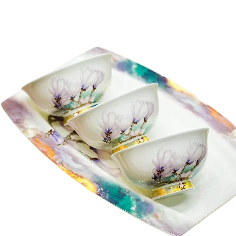 Jingdezhen Ceramic Tableware Bowl and Plate Set