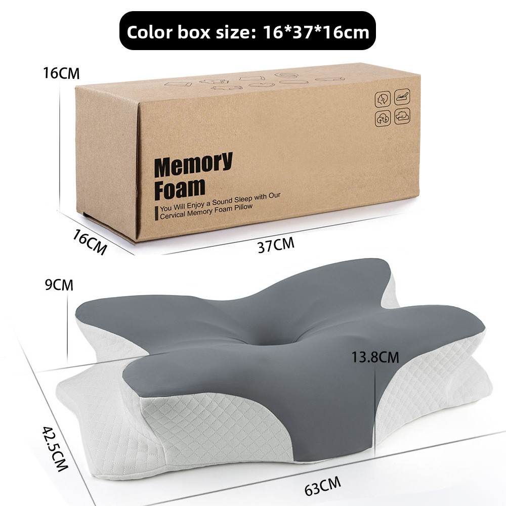 Thickened Butterfly-shaped Memory Cervical Pillow