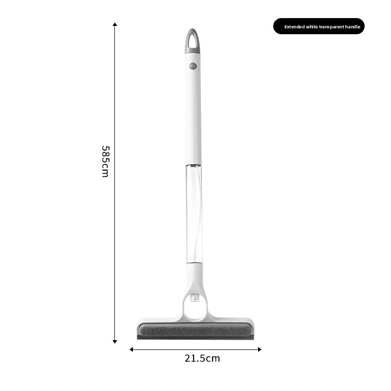 Multifunctional glass cleaner with built-in spray