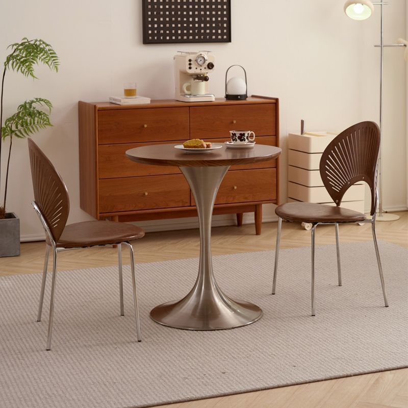 Nordic Shell Metal Dining Chair