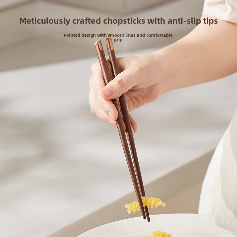 Household heat-resistant wooden chopsticks