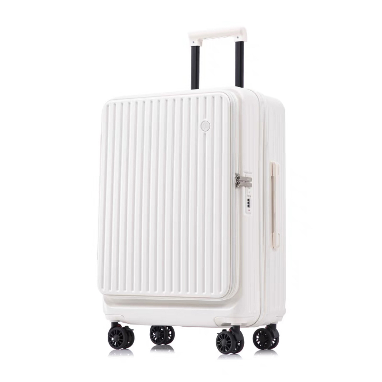 Side-opening expandable multi-functional trolley case