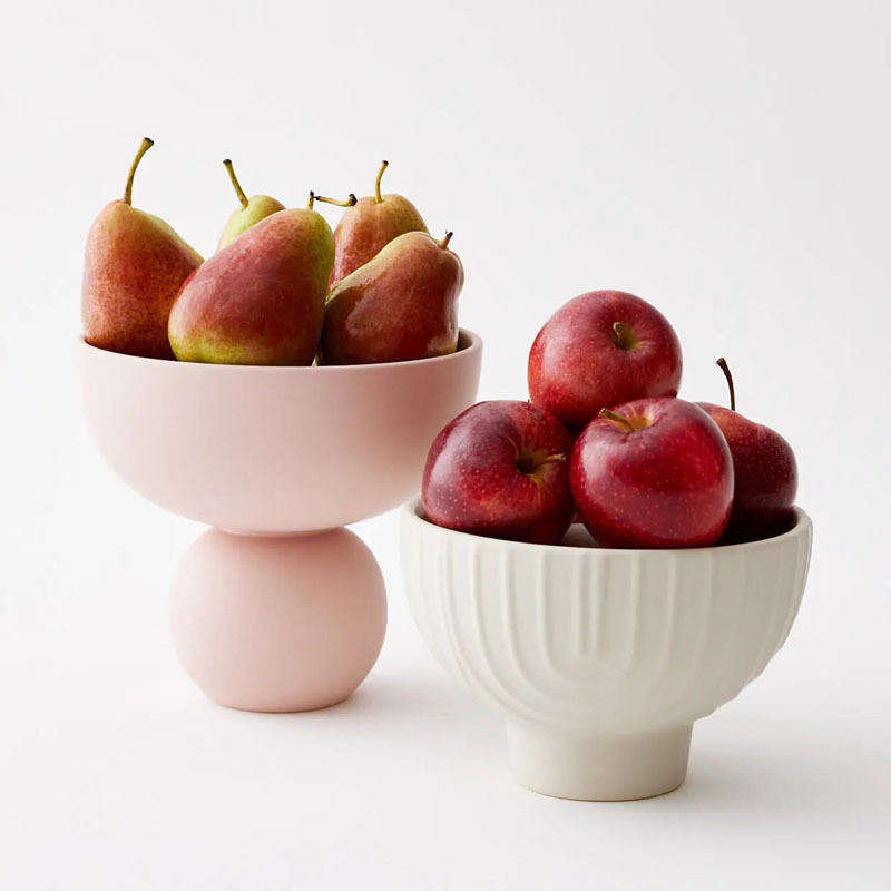 Fresh ceramic fruit plate