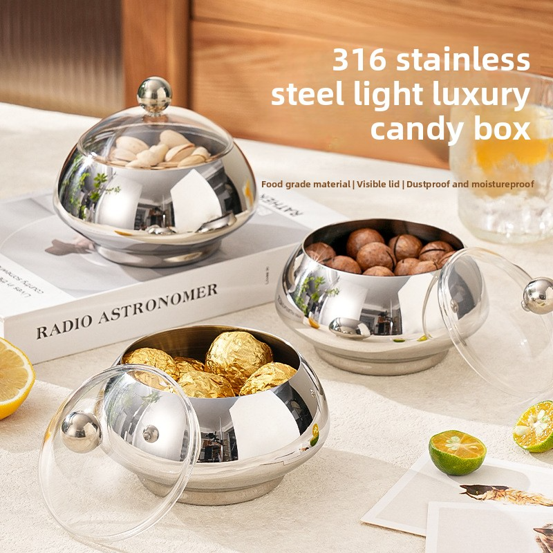 316 stainless steel candy milk powder kitchen storage jar