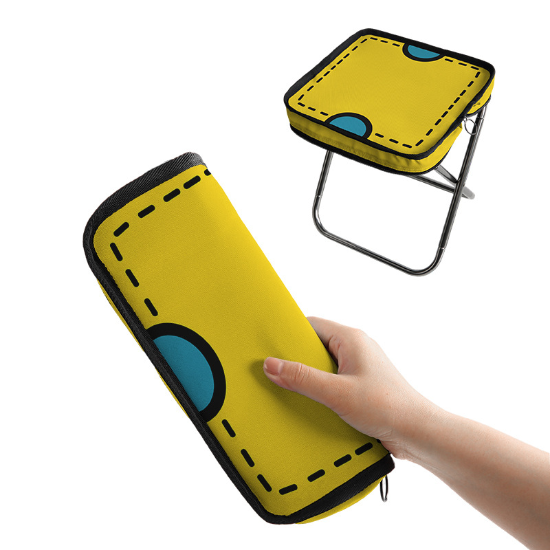 2D folding stool  small folding chair