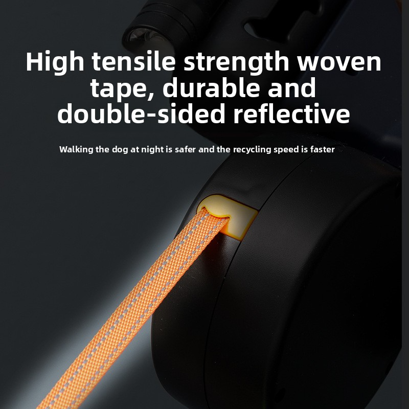 2-in-1 retractable dog leash for small and medium-sized dogs