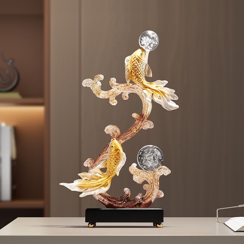 Artistic fortune-attracting ornaments