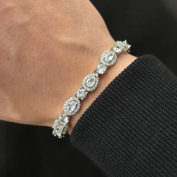 Kubisches Armband Silber