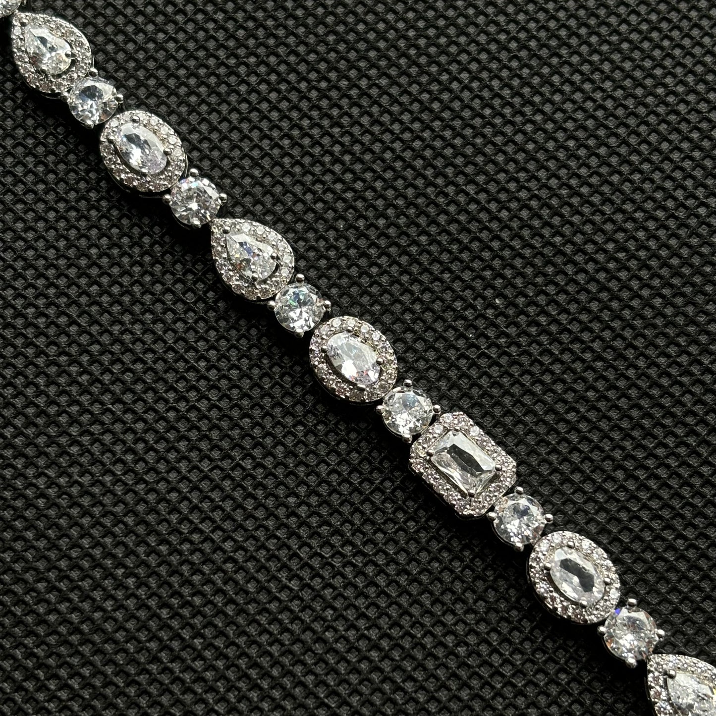 Kubisches Armband Silber