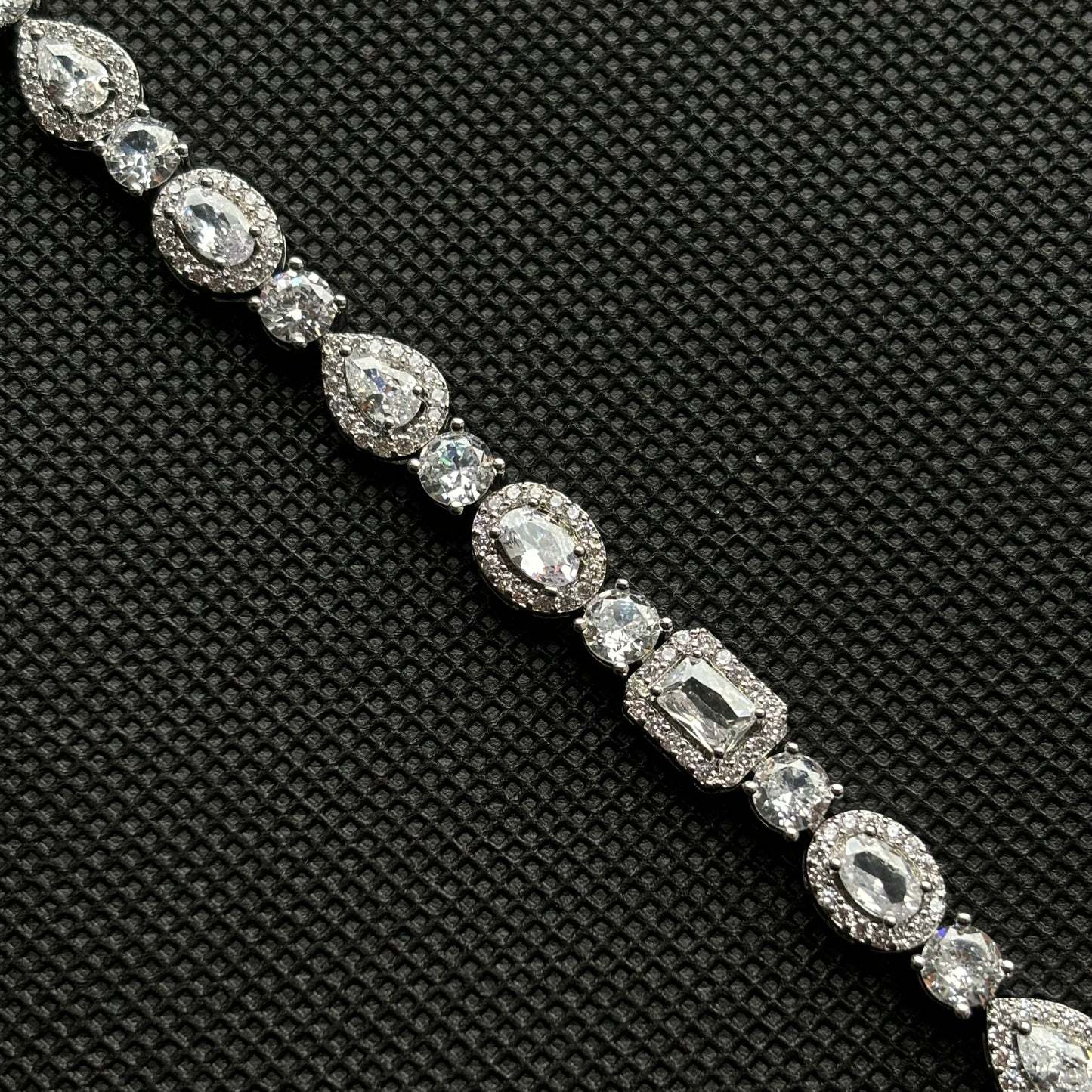 Kubisches Armband Silber