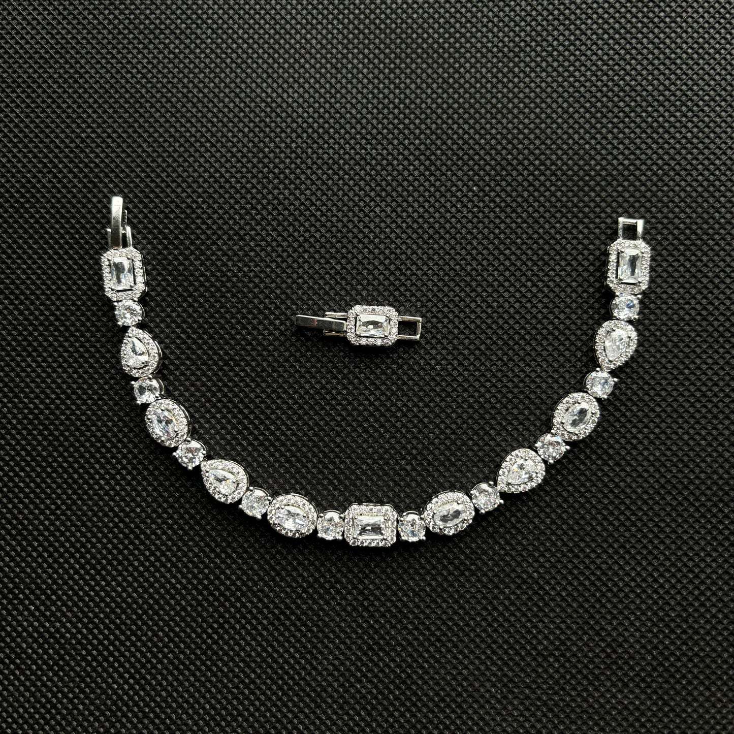 Kubisches Armband Silber