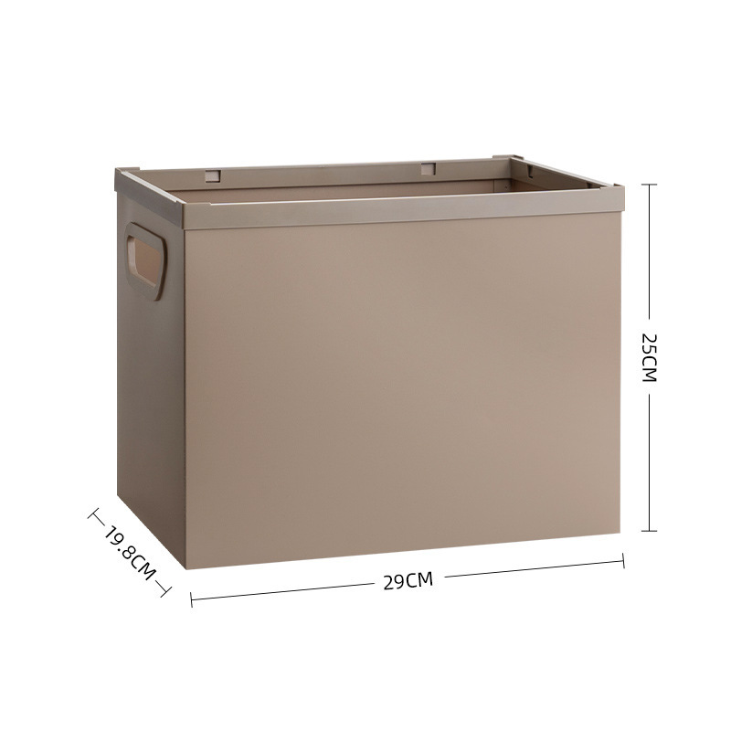 Reinforced foldable simple storage and organizing box