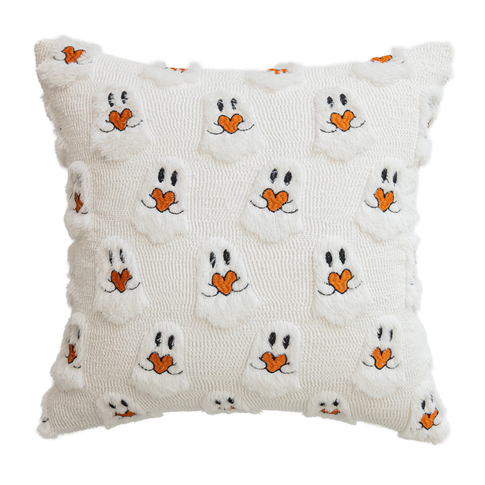 Cute Ghost Plush Pillow for Halloween